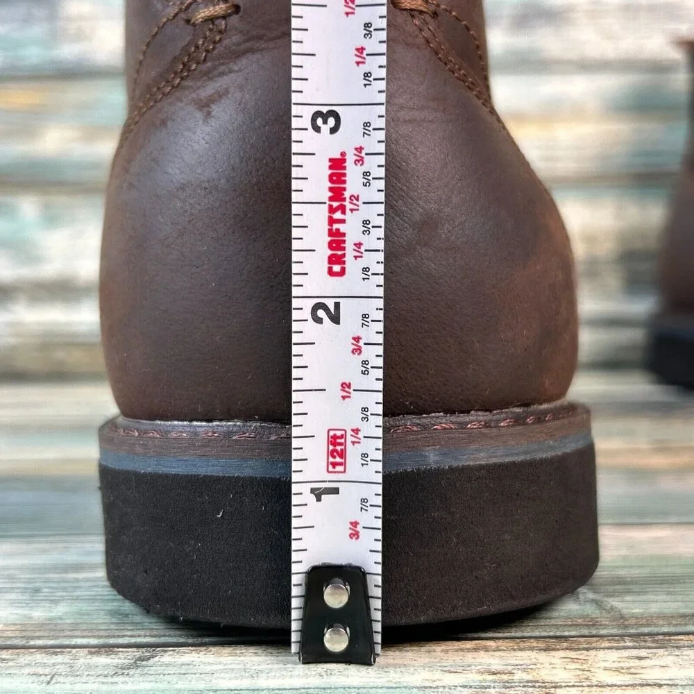 NUNN BUSH Barklay Chukka Boots Mens 13M Brown Leather Lace Up Comfort Ankle Shoe
